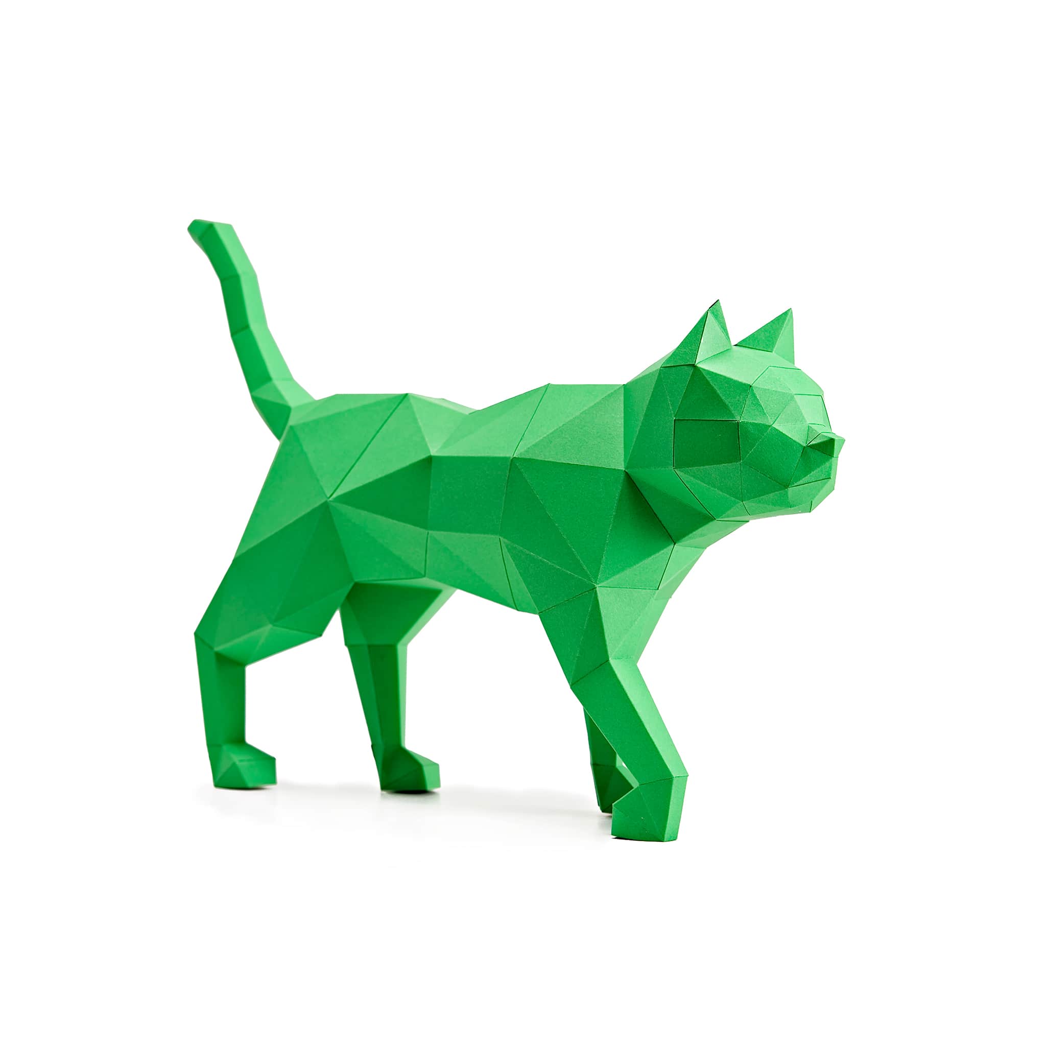 Borsa gatto goffrata verde - Zezelife