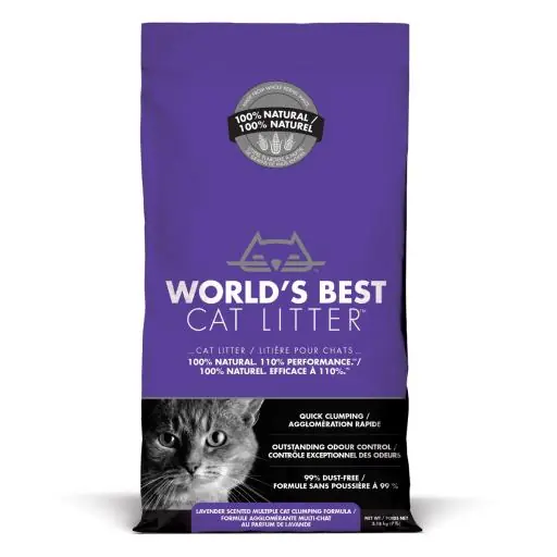 World's Best Cat Litter - Lettiera Vegetale Per Gatti - Lavanda -3.18kg (main product photo)