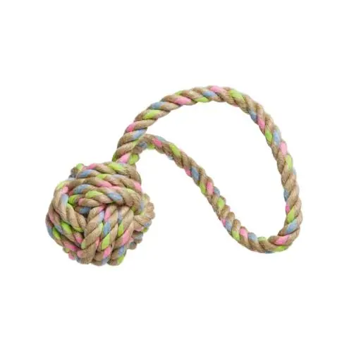 Hemp Ball with Loop | Palla in canapa con anello - Large (main product photo)