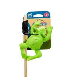 Immagine principale del prodotto BECO - CATNIP FROG + Bacchetta & Cordino Elastico - Gioco per gatti 