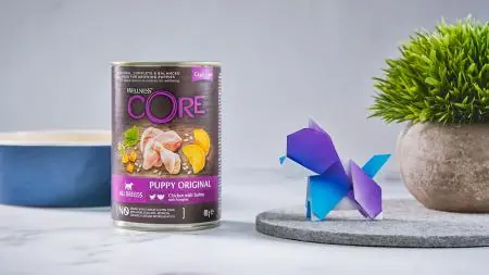 Wellness CORE - CAN 95% - Pollo/Tacchino & Zucca - Cuccioli - 400gr.