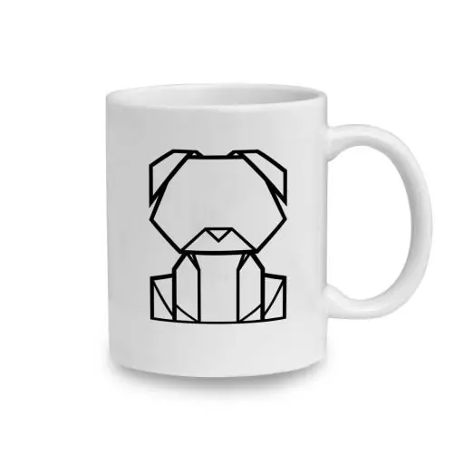Tazza Origami CHIBI (350ml) | Personalizzabile  (main product photo)