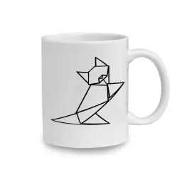 Immagine principale del prodotto Tazza Origami SORA (350ml) | Personalizzabile 