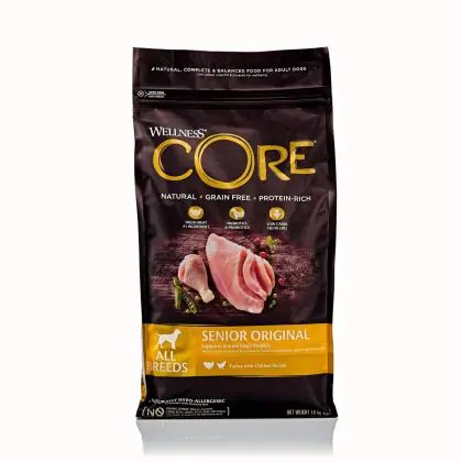 Immagine principale del prodotto Wellness CORE - Cibo Secco Per Cani - Tacchino + Pollo - Senior - 1.8kg  disponibile presso il nostro store online mypetmall.net.